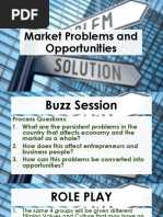 Market Problems and Opportunities