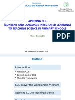 CLIL - Content and Language Integrated Learning - Presentation