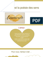 L'amour Est La Poésie Des Sens