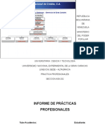 Informe de Pasantias