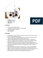 Brigadeiro Recipe