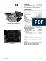 Cat C32 ACERT Spec Sheet - Pleasure Craft