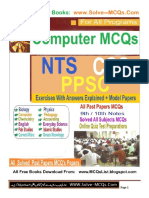 Computer Operator MCQs PDF Past Years MCQs NTS PPSC