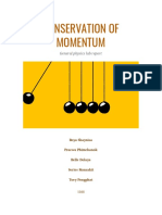 Phys Conservation of Momentum Lab Report