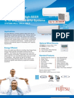 Fujitsu 9RLS, 12RLS and 15RLS Brochure