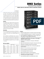 Q Amp RMX Series Specs