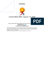 January Current Affairs PDF