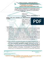 22.-Modelo de Escrito Ampliando Fundamentos de Nulidad de Auto Que Declara Fundado La Revocatoria de La Condicionalidad de La Ejecución de La Pena en Delito de Omisión A La As