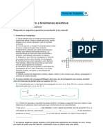 FQ - Ficha de Trabalho 23 - Espetro Sonoro e Fenómenos Acusticos