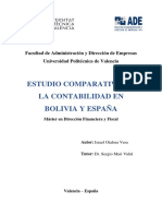 Estudio Comparativo de La Contabilidad en Bolivia y España MDFF (Versión Final) PDF