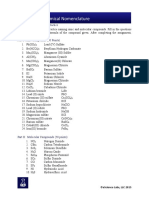 Lab 03 Chemical Nomenclature