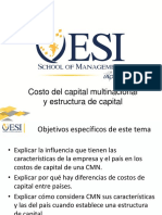 Costo Del Capital Multinacional y Estructura de Capital PDF