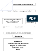 Système de Management Intégré QSE