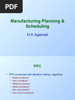 Manufacturing Planning &amp Scheduling