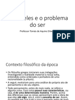 Aristóteles e o Problema Do Ser