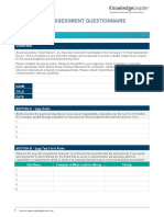 Risk Assessment Questionnaire