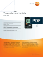 testo-174H-Data-sheet Mini Humidity Data Logger PDF