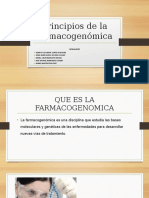 Principios de La Farmacogenómica