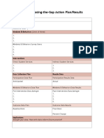 Closing The Gap Template