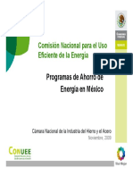 Programa Ahorro Energia Mexico