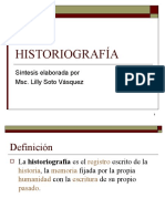 HISTORIOGRAFÍA