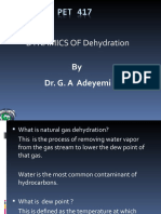 Dynamics Dehydration