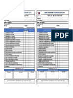 Check List Oxicorte