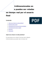 Gráficas Tridimensionales en Excel Que Pueden Ser Rotadas en Tiempo Real Por El Usuario Final