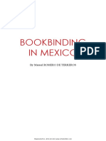 Bookbinding in Mexico by M. Romero de Terreros