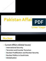 Pakistan Affairs - Nuclear