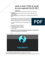 Step by Step Guide To Flash TWRP