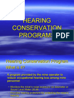 Hearing Conservation Program