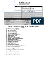 Model Verbs Active and Passive Voice 