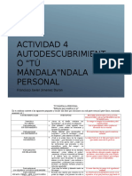 Actividad 4 Autodescubrimiento Mandala