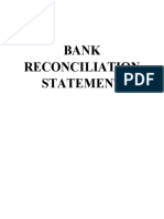 Bank Reconciliation Statement