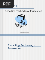 Recycling Technology Innovation