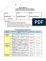 Evaluación Diferenciada Género Lírico.