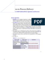 Process-to-Process Delivery:: Solutions To Odd-Numbered Review Questions and Exercises