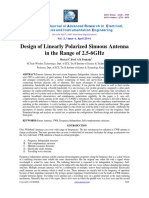 Design of Linearly Polarized Sinuous Antenna PDF