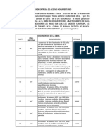 ACTA DE ENTREGA DE MATERIALES y ACERVO DOCUMENTARIO - DE LA OBRA