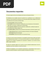 Documentos Requeridospara Adhesion A Mutual