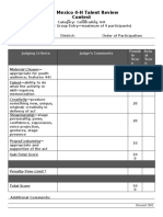 Talent Review Score Sheet