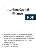 Working Capital Finance