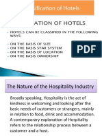 Classification of Hotels