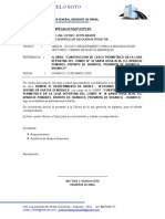 Informe N°001-Requerimiento de Vestuario y Bienes