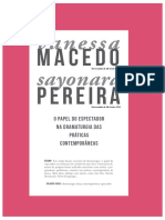 O Papel Do Espectador Na Dramaturgia Das Práticas Contemporâneas PDF