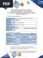 Guía de Actividades y Rubrica de Evaluación - Paso 2 - Modelar y Simular Sistemas Industriales Con Base en Modelos de Asignación