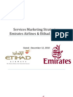 Service Marketing Strategies: Emirates and Etihad