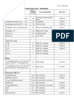 Part List & SPEC