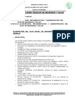 Especificaciones Técnicas en Seguridad y Salud